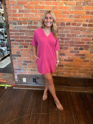 V-Neck Front &amp; Back Dress