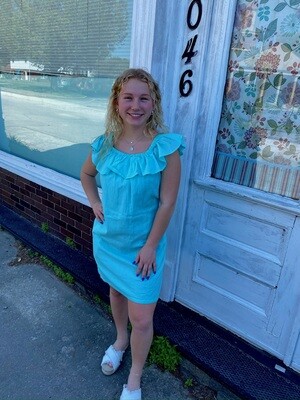 Cotton Flex Shift Dress