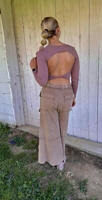 Back &amp; Butter Crop Top