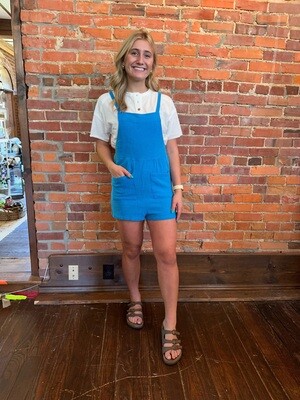 Gauze Overall Romper
