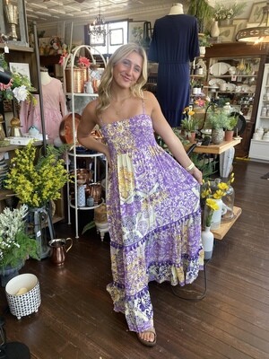 Sherri Smocked Tiered Maxi Dress