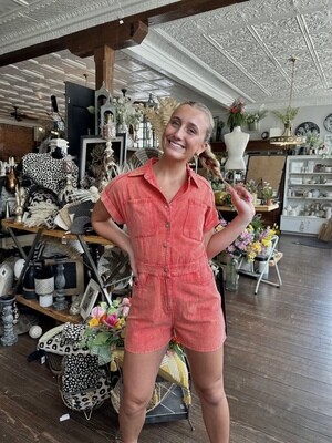 4-Pocket SS Romper