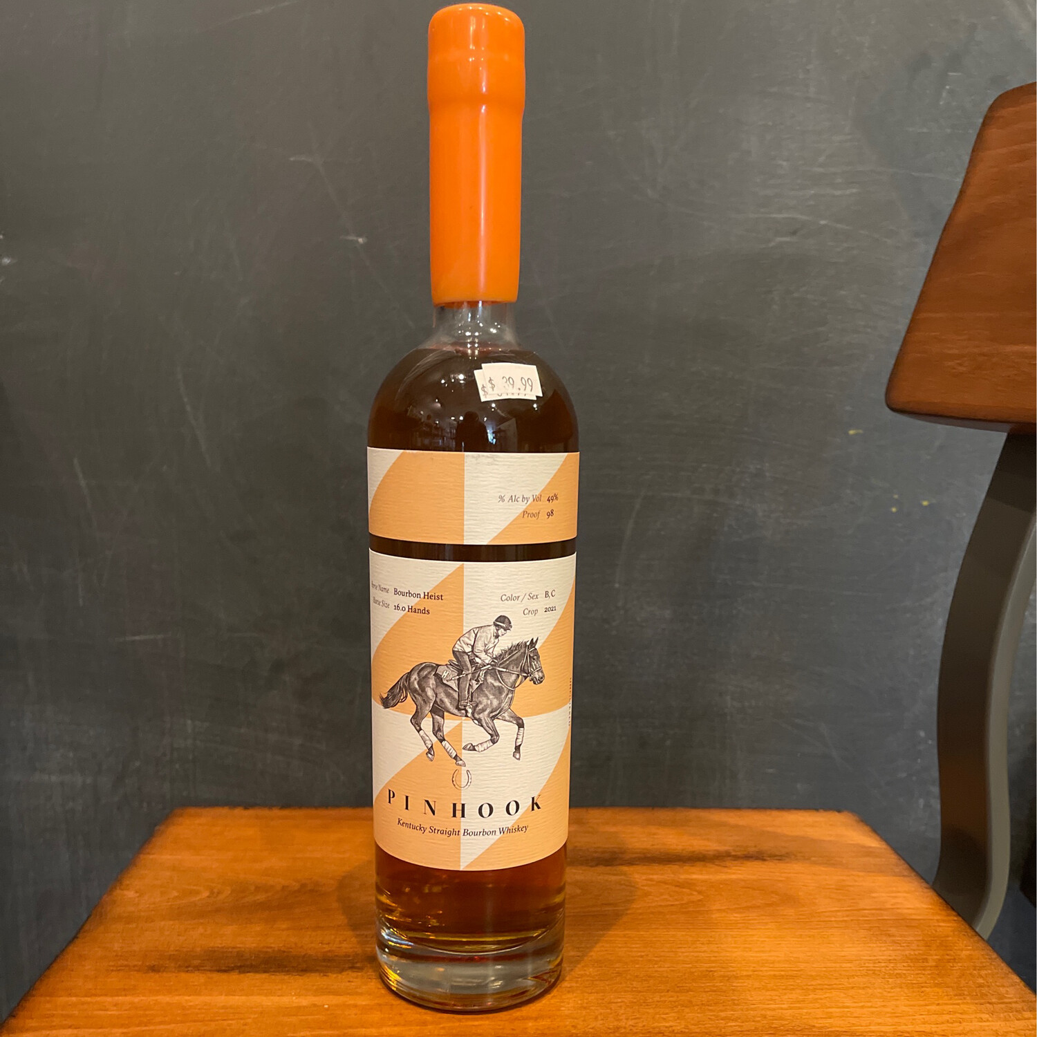 Pinhook 2023 Bourbon Resolve Kentucky Straight Bourbon Orange