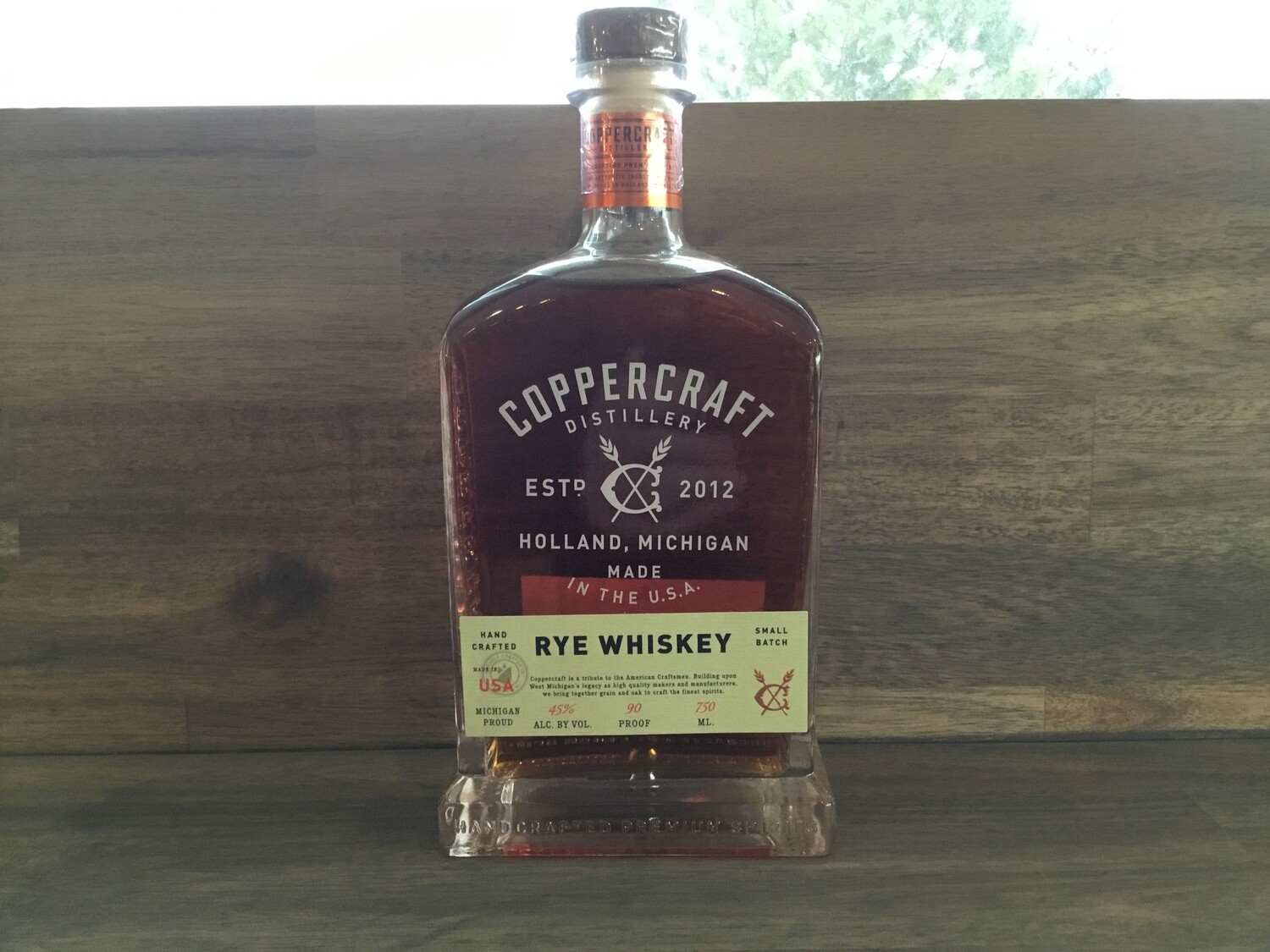 Coppercraft Straight Rye Whiskey