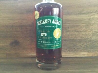 Whiskey Acres Bottled in Bond Rye Whiskey
