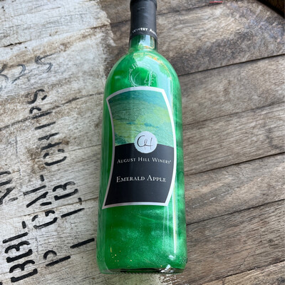 August Hill Emerald Apple Shimmering Wine