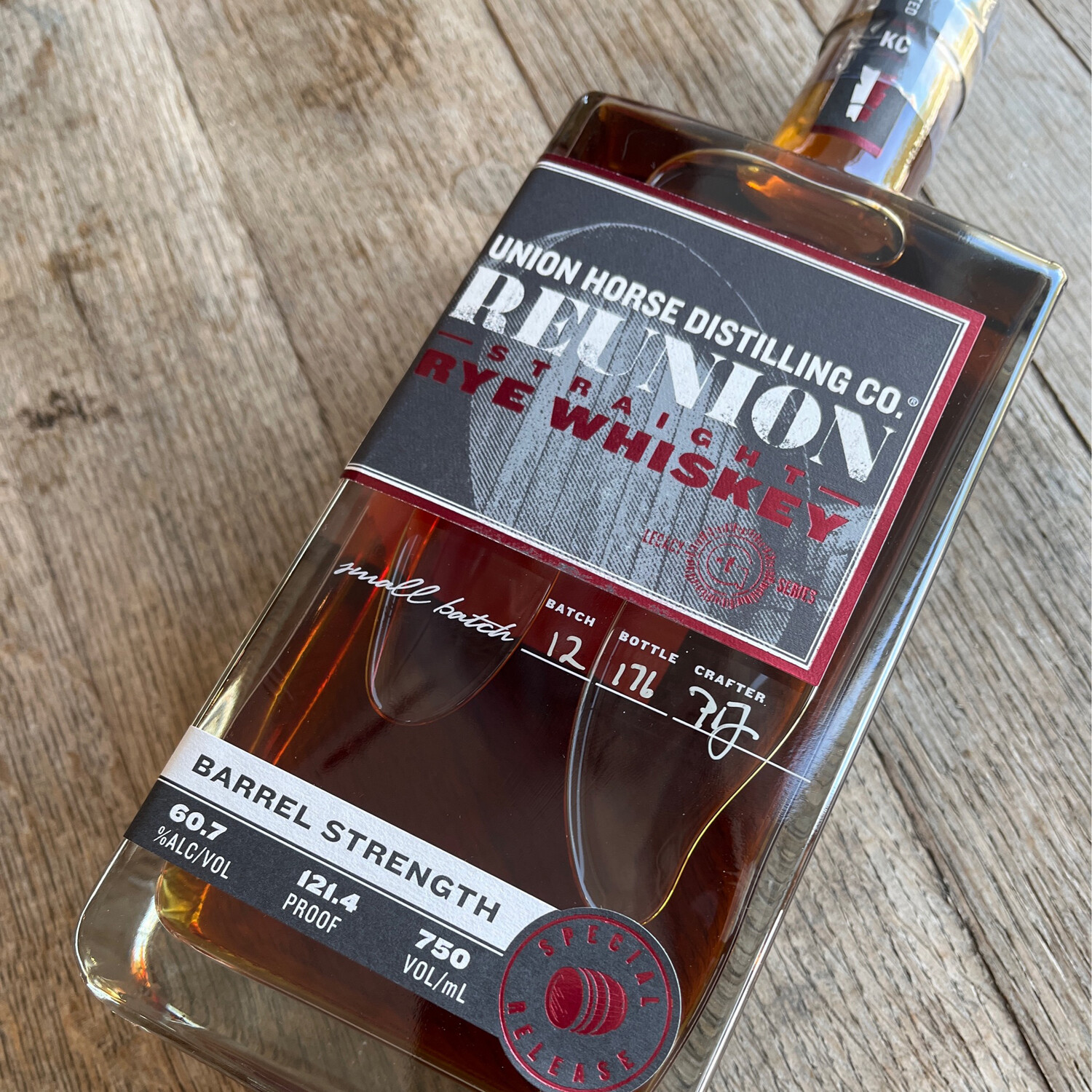 Union Horse Barrel Strength Reunion Rye