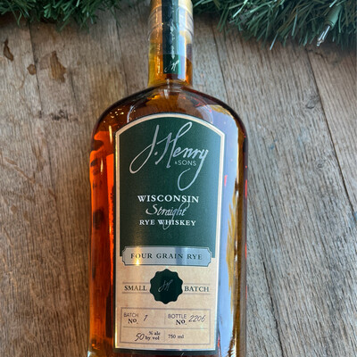 J Henry and Sons Whisky Four Grain Rye