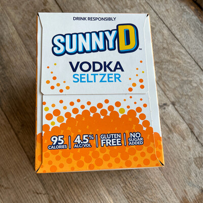 SunnyD Vodka Seltzer Tangy Orange