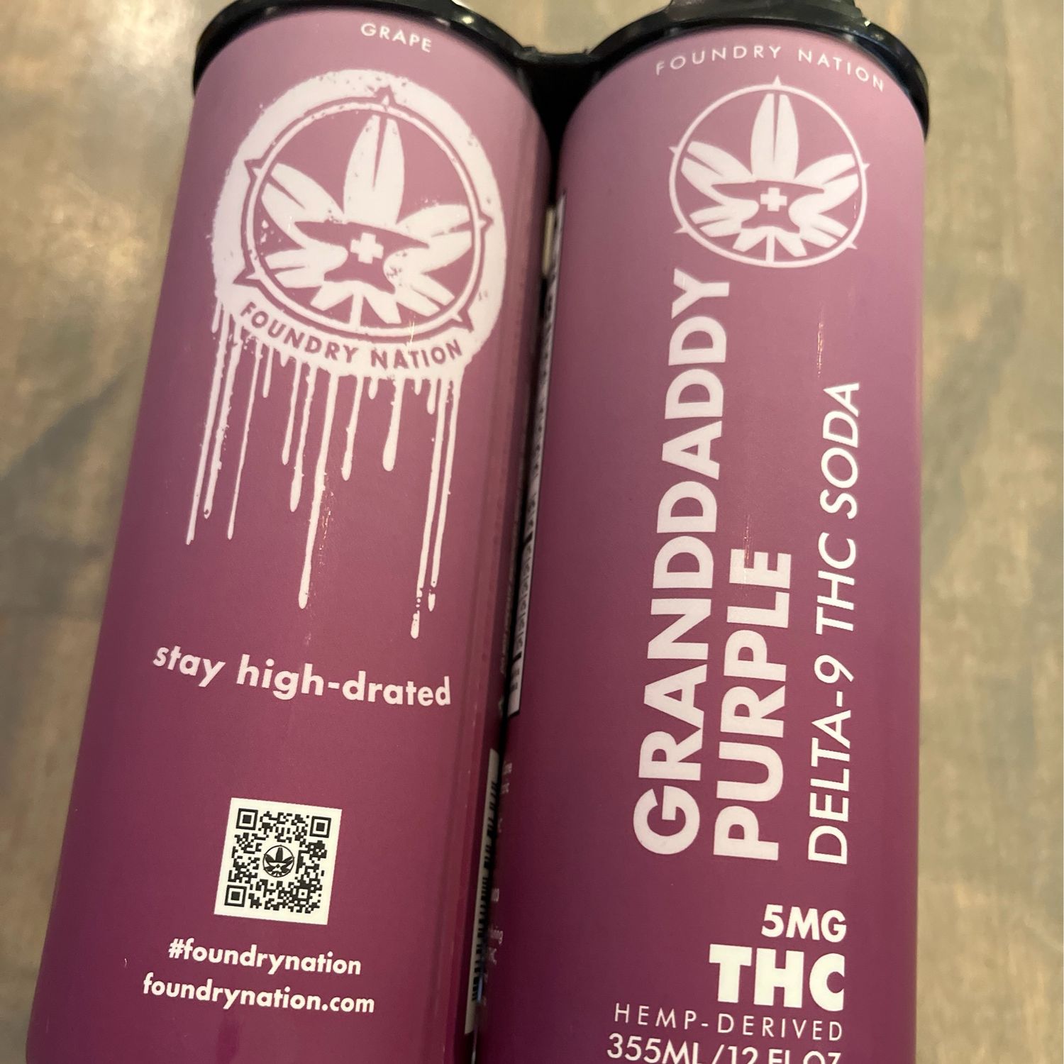 Foundry Nation Soda Granddaddy Purple