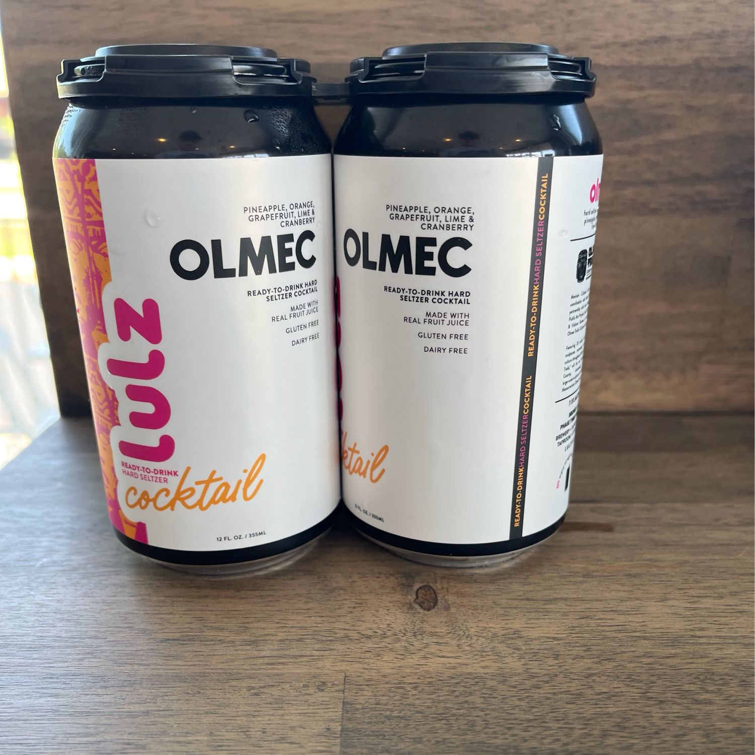 Lulz Olmec Cocktail Inspired Hard Seltzer