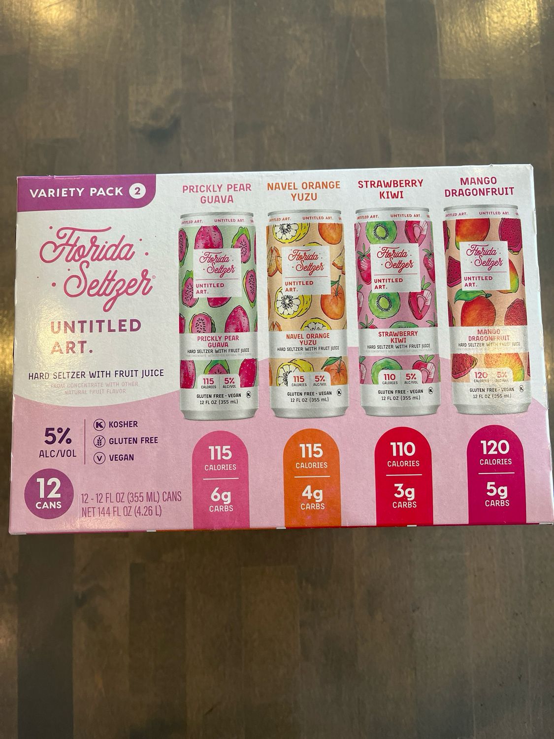 Untitled Art Florida Seltzer Variety 12 Pack