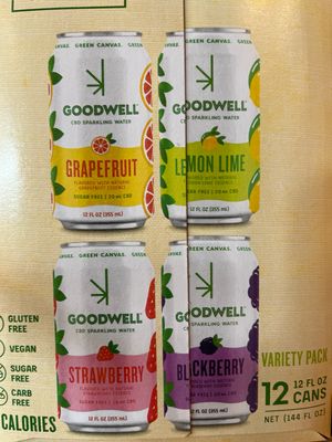 Green Canvas Goodwell CBD Mix Pack SINGLE CAN FROM MIX PACK