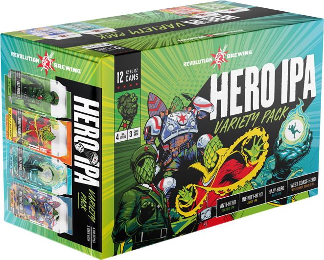 Revolution Hero IPA Variety