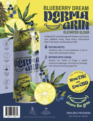 PermaGrin Blueberry Lemon Hazy 50mg THC