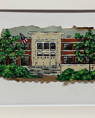 Newnan High School Original (11x14 Matted/unframed)