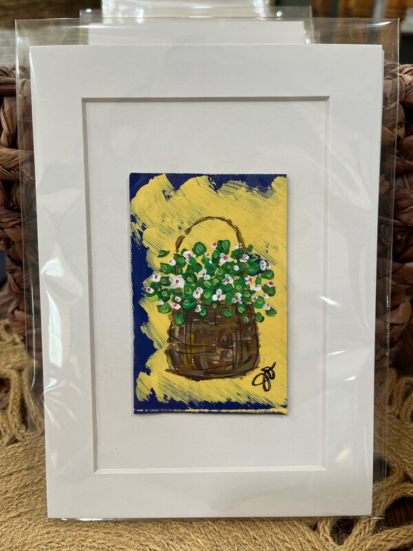 Floral Basket (5x7)