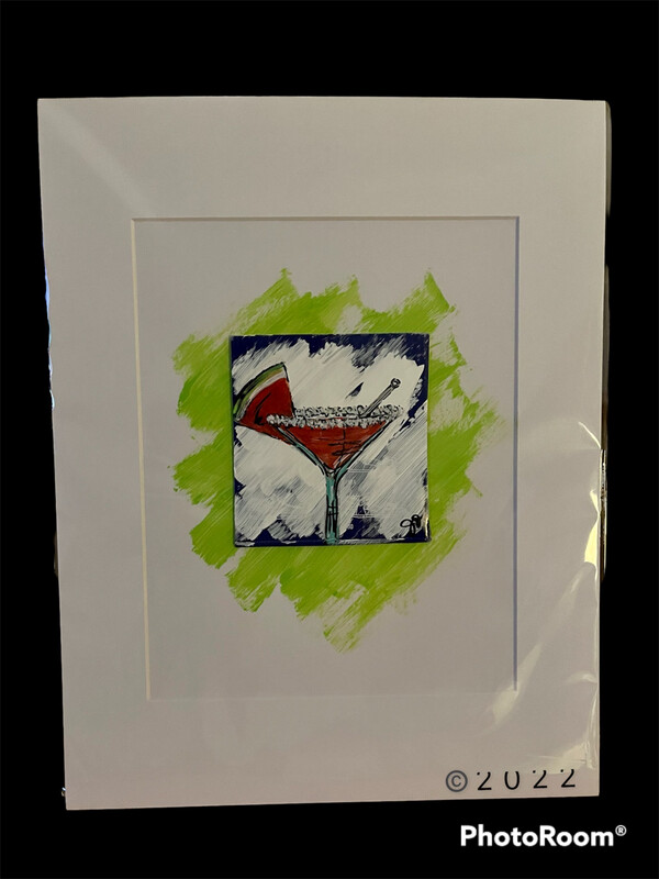 Watermelon Martini (11x14)