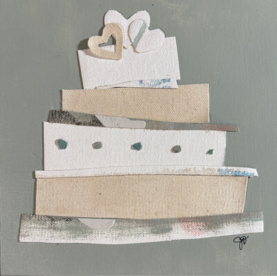 Wedding Cake (8x8)-Canvas Panel