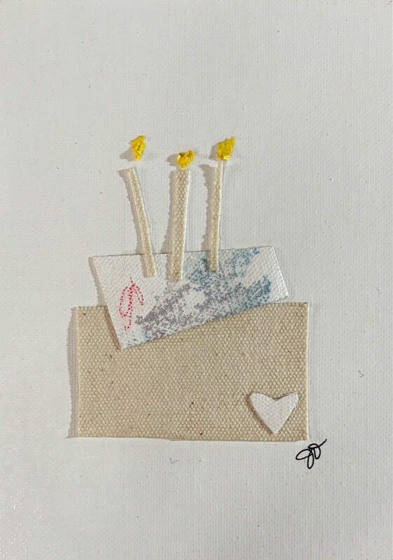 Happy Birthday (5x7)-Canvas Board