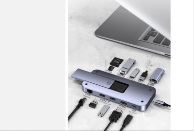 Apple MacBook Pro 16"/Air 13"/12-in-1 Hub/2TB NVMe SSD+2 x USB 3.0(full-sized) ports, 2 x USB 2.0 ports, 1 x USB 3.1 (full sized) port @10Gbps, 10Gbps Ethernet, 1 x USB-C 3.1, Windows 11+Office+Linux Apple MacBook Pro 16"/Air 13"/12-in-1 Hub/2TB NVMe SSD+2 x USB 3.0(full-sized) ports, 2 x USB 2.0 ports, 1 x USB 3.1 (full sized) port @10Gbps, 10Gbps Ethernet, 1 x USB-C 3.1, Windows 11+Office+Linux
