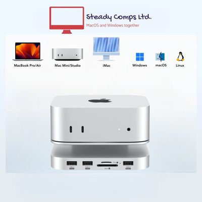 Apple Mac Mini M4 Pro/12+16-Core/24GB RAM/512GB/2TB SSD+Hub with Stand/Windows+Office+Keyboard+Webcam+DVD