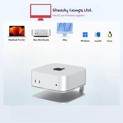 Apple Mac Mini M4/10+10-Core/16GB RAM/256GB SSD with Stand/Windows+Office+Keyboard+Webcam+DVD