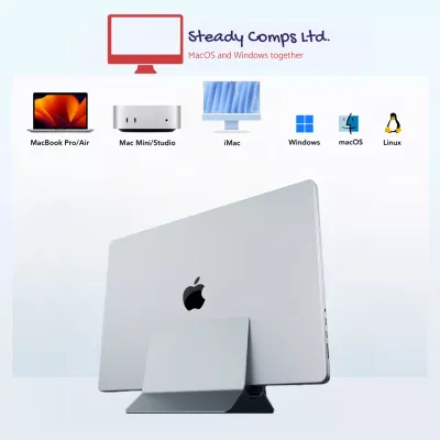 MacBook Air 15&quot; M4/10-Core+10-Core/16GB RAM/512GB+2TB SSD/Vertical Dock/macOS+Windows/Desktop Bundle
