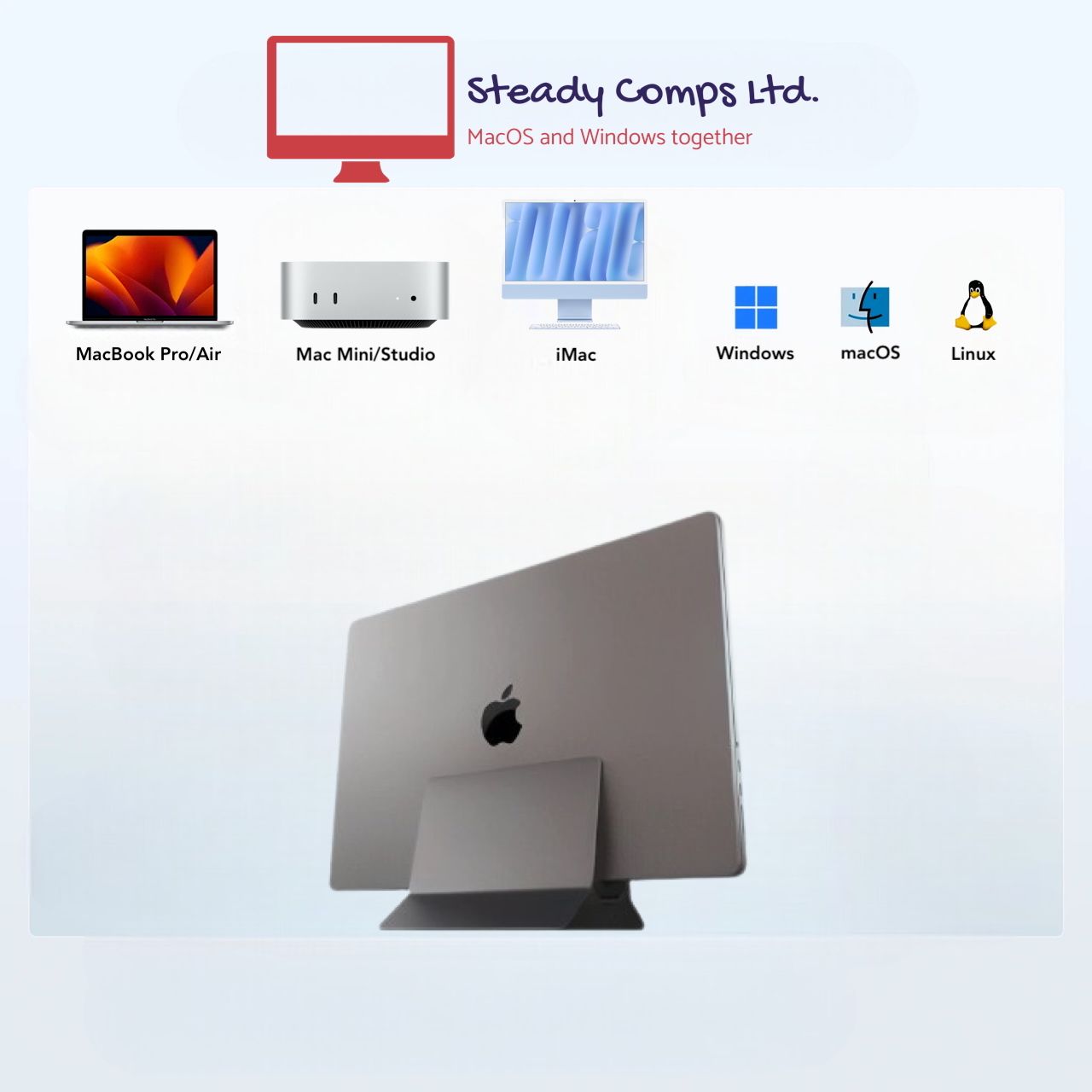 Apple MacBook Pro 14&quot;/16+40-Core M4 Max/48GB RAM/1TB+4TB SSD/Vertical Dock/macOS+Windows/Desktop Bundle