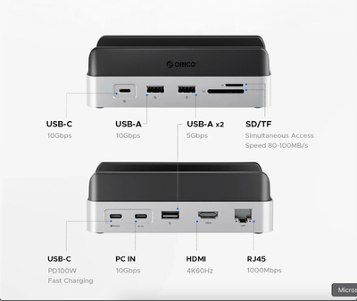 Apple Mac Mini M4 Dock+Stand/2TB SSD/Windows 11+Office+Keyboard+Mouse+Webcam+DVD Bundle