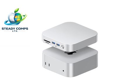 Apple Mac Mini M4 • 16GB RAM • 256GB • 4TB SSD Hub with 40GBps speed • Windows 11 Pro • Office • KB+Mouse • Webcam • DVD