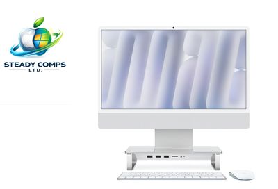 Apple iMac 24-Inch • 10-Core M4 • 16GB RAM • 2TB SSD Hub+Stand • Windows 11 • Office • Extras