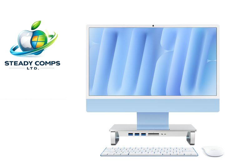 Apple iMac 24-Inch • 8-Core M4 • 16GB RAM • 2TB SSD Hub+Stand • Windows 11 • Office • Extras