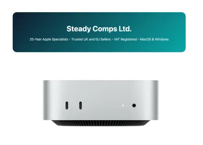 Apple Mac Mini M4 • 24GB RAM • 2TB Internal SSD • 1-Year Warranty • Windows 11 Professional • Microsoft Office for Mac