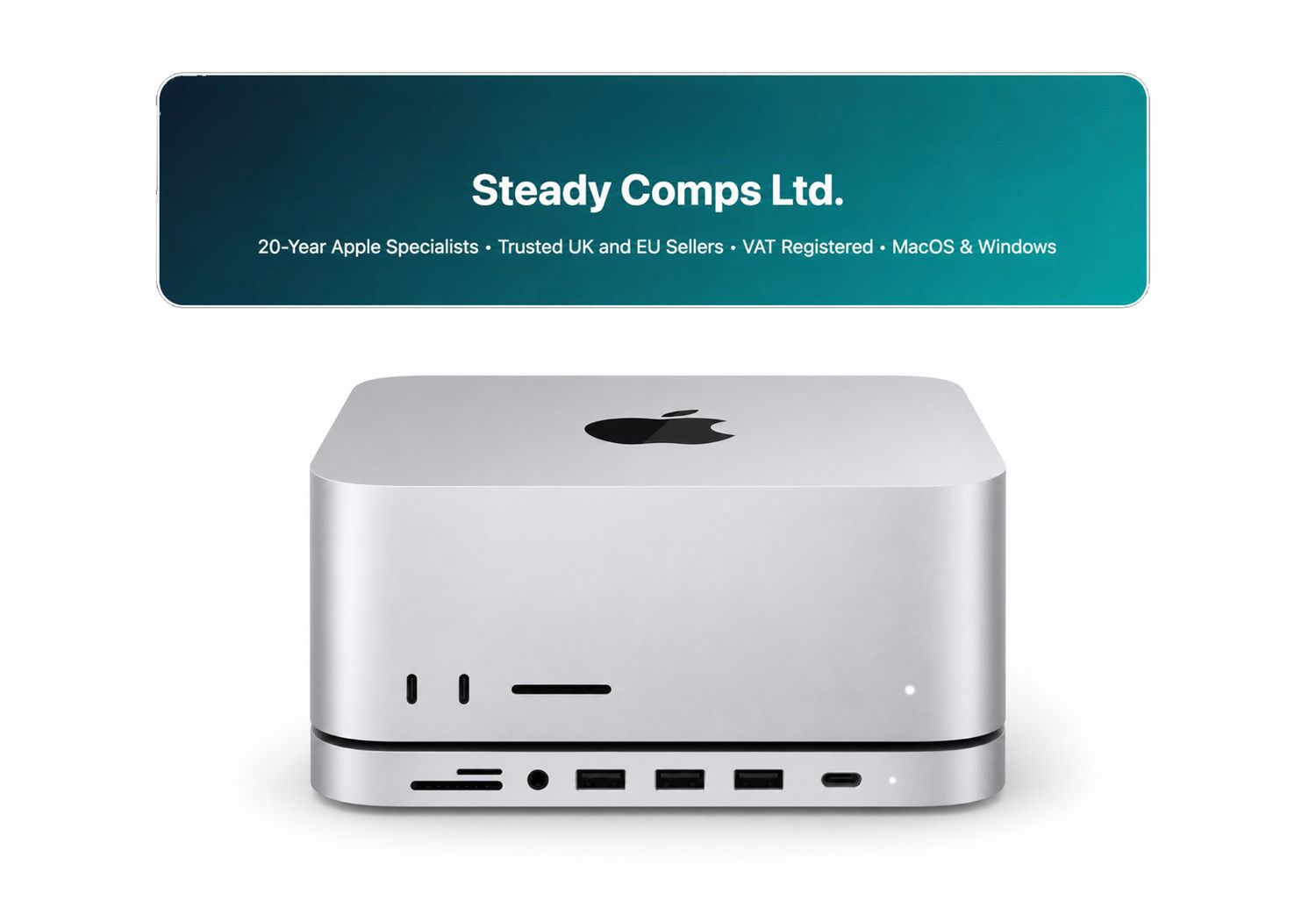 Apple Mac Studio • M5 Max • 18+40-Core • 48GB RAM • 512GB SSD • 4TB SSD Hub • Windows 11 Pro • Office • Extras