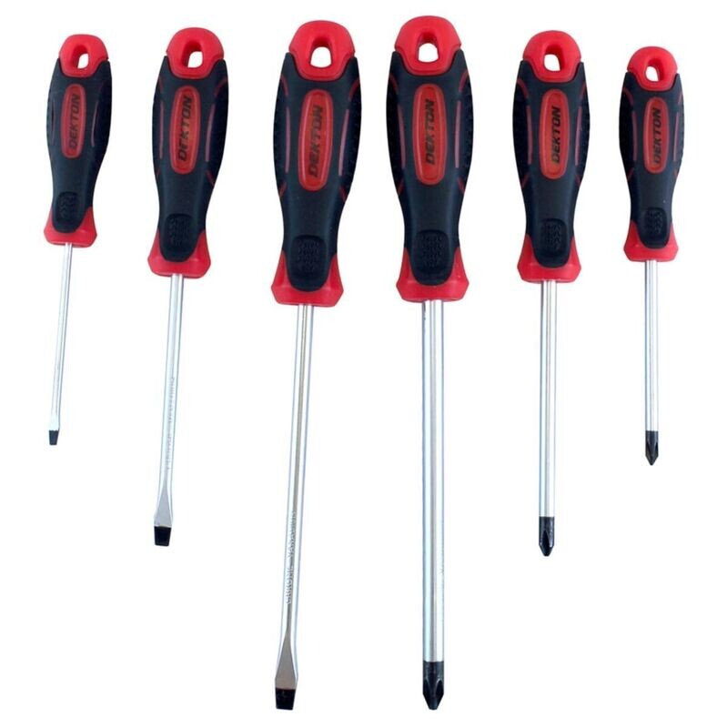 Flat & Phillips Screwdriver Set Assorted 6PC