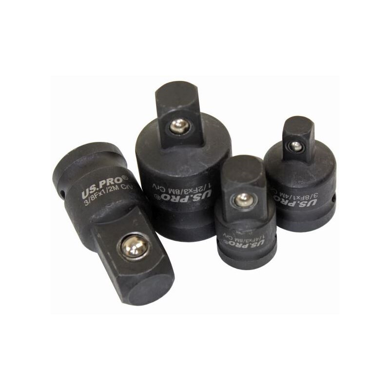 US Pro 3504 4pc Impact Adaptor Set