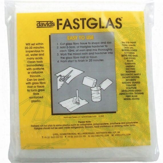 Fast Glass 1sq Meter Fibre Tissue White