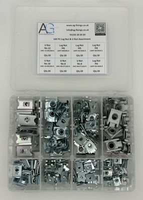 Lug Nut & U Nut Assortment 160PC