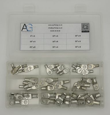 Copper Tube Lug Assortment 45PC Light Vehicle