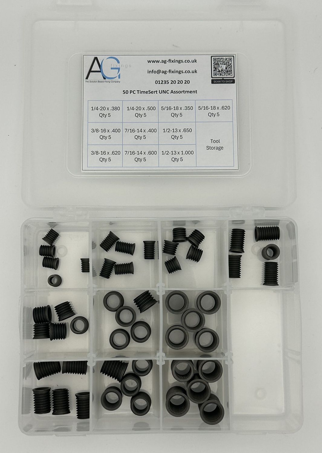 Timesert Assortment UNC 50PC