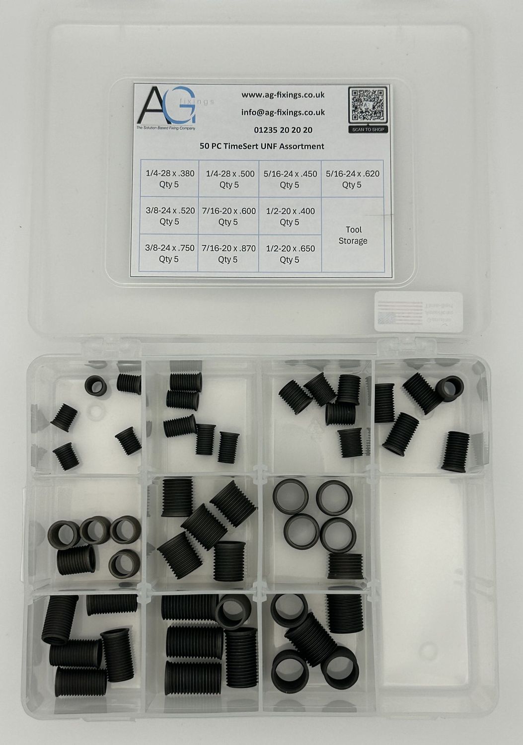 Timesert Assortment UNF 50PC