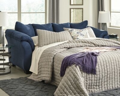 Darcy Full Sofa Sleeper Blue