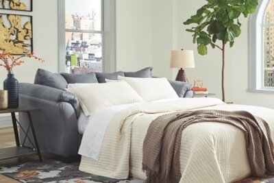 Darcy Full Sofa Sleeper Steel