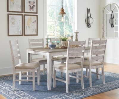 D394-425 Skempton Dining Room Table and Chairs (Set of 7)