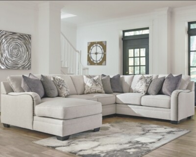 Dellara 4-Piece Sectional with Chaise LAF