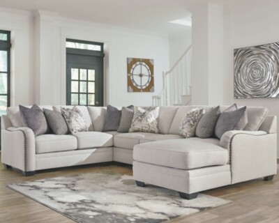 Dellara 4-Piece Sectional with Chaise RAF