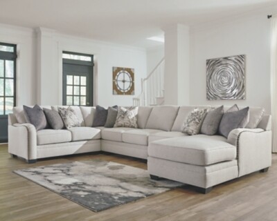 Dellara 5-Piece Sectional with Chaise RAF