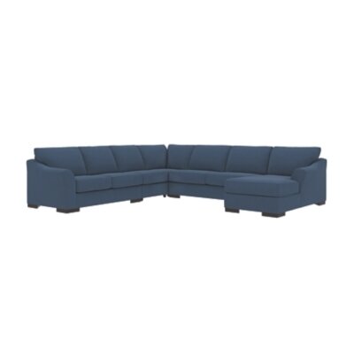 Bantry Nuvella® 5-Piece Sectional with Chaise and Sleeper
