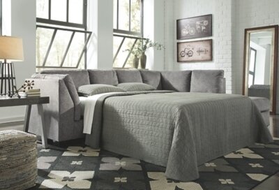 Belcastel 2-Piece Sectional with Chaise and Sleeper